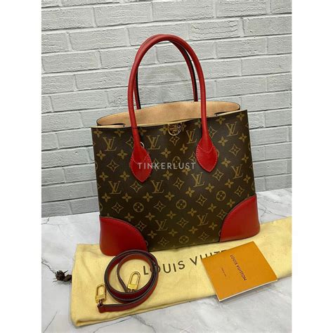 Authentic Louis Vuitton Red Flandrin with strap 